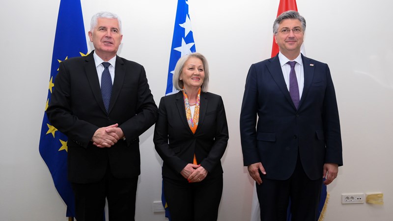 Hrvatska poštuje Bosnu i Hercegovinu, imate našu podršku na europskom putu